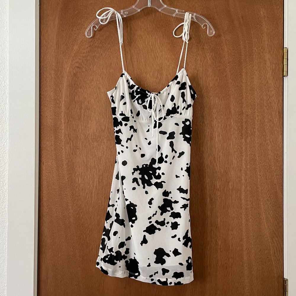 Motel Rocks cow print dress